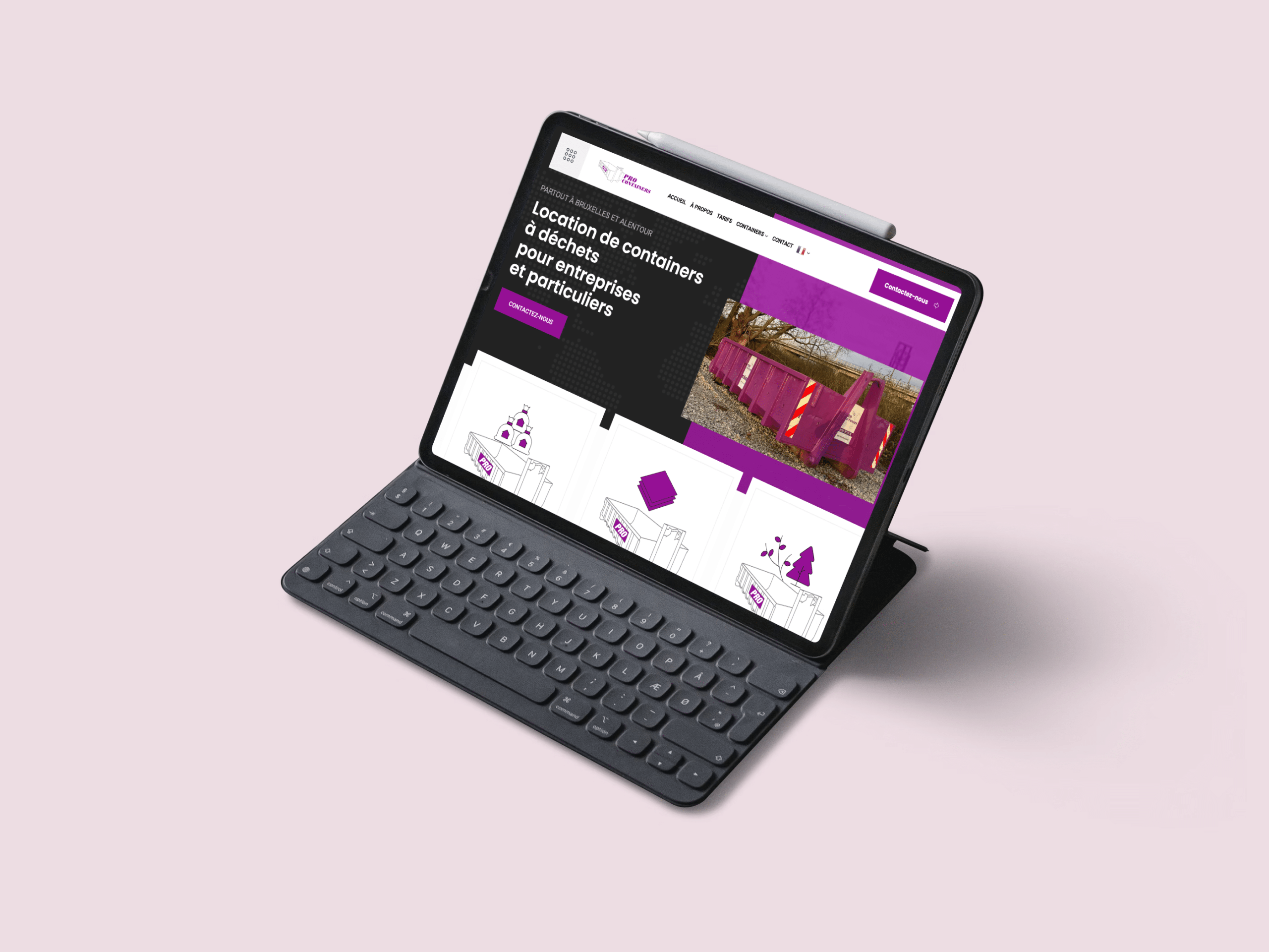 Pro Containers ohmydev.be ohmydev.be creation site web sur mesure