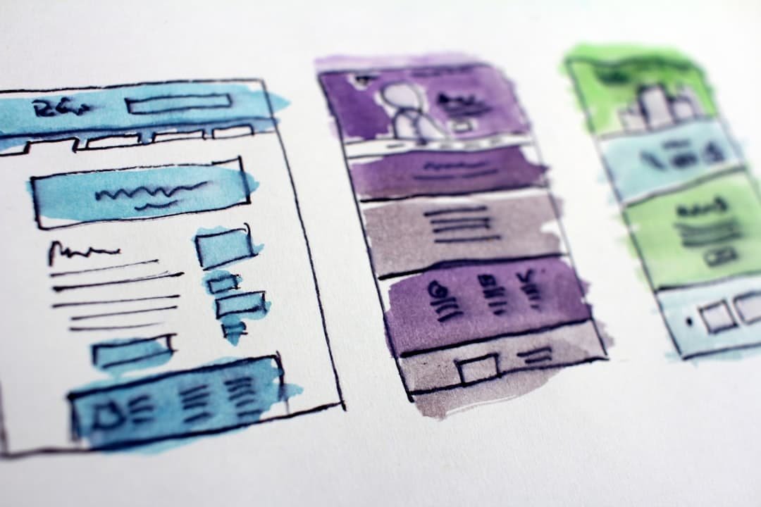 Freelance travaillant sur un design web sur mesure à Ixelles